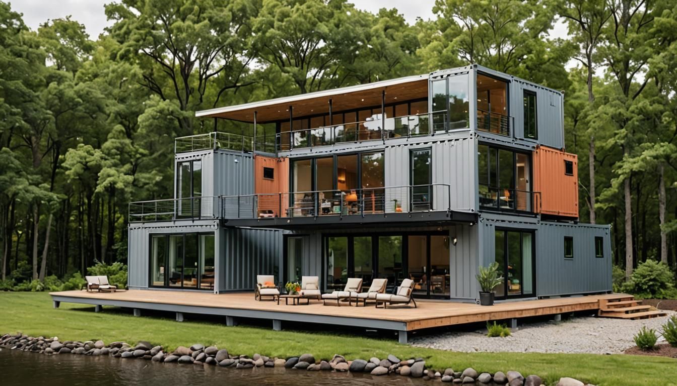 Luxurious Container House with Sustainable Design