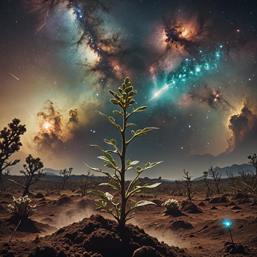 Nebula Seed: Cinematic Planting in Space