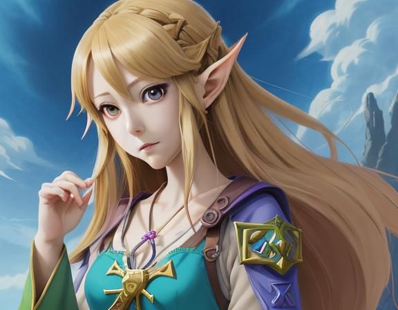 Anime Style Zelda Key Visual