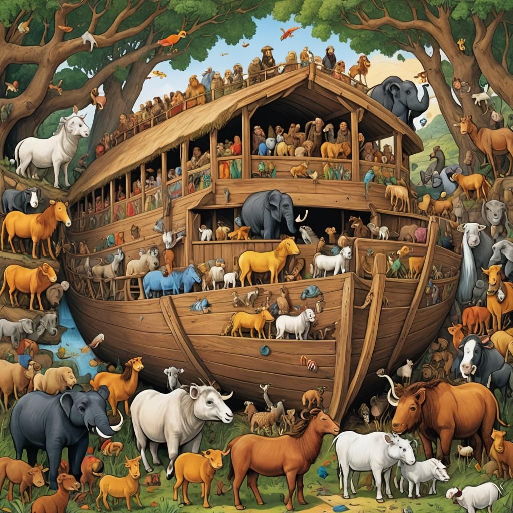 Noah's Ark in Full Color