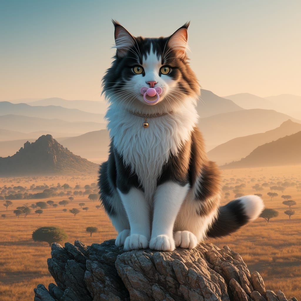 - I'm big but I'm still a kitten!