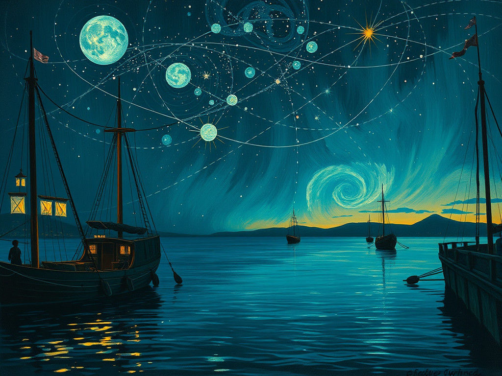 Nighttime Nautical Nexus Inspired by Masters