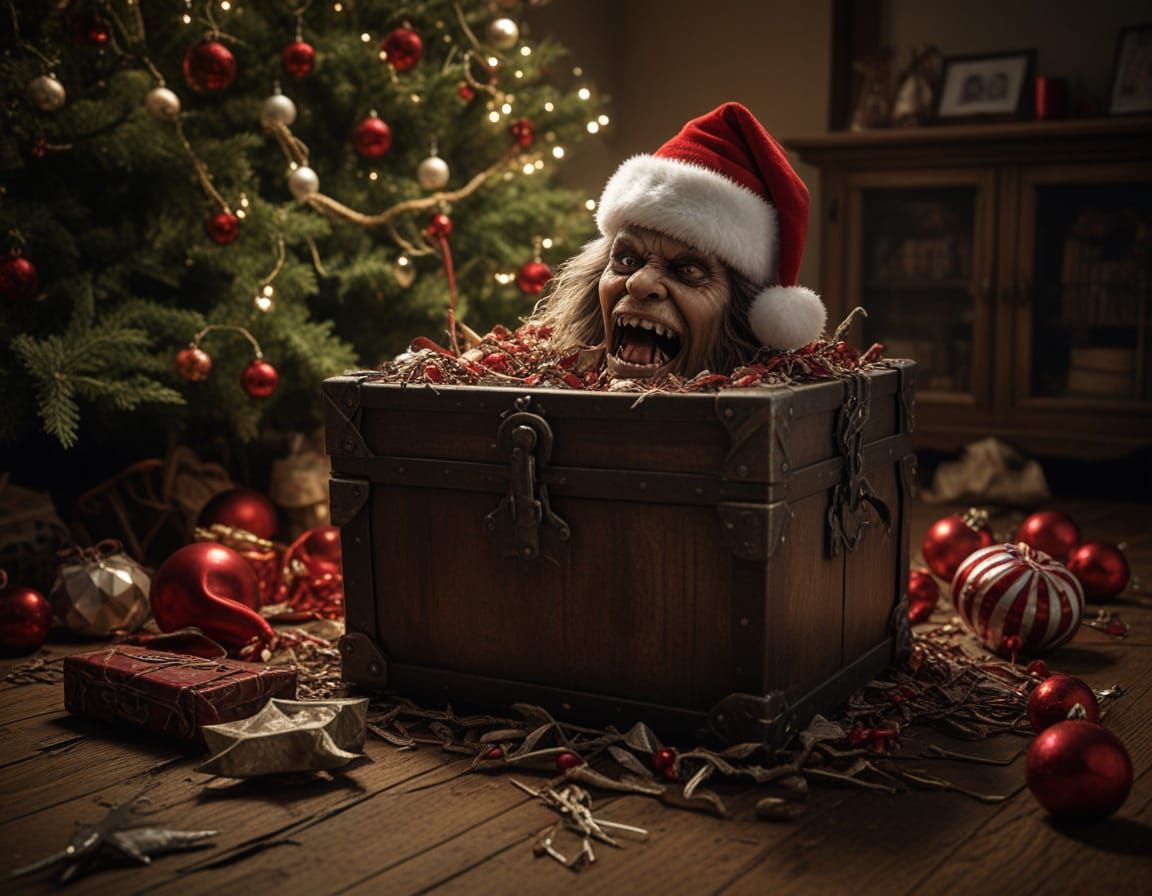 Monstrous Christmas Chest Emerges From Shadows