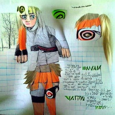 Anime Ninja Character Ready for Action