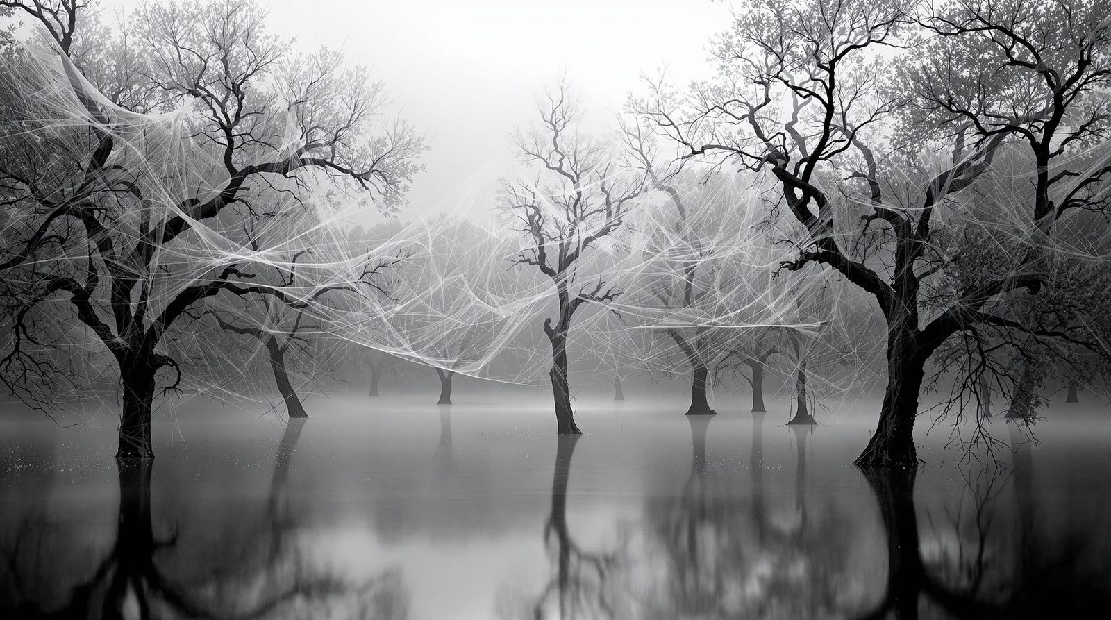 spiders could flee to the trees