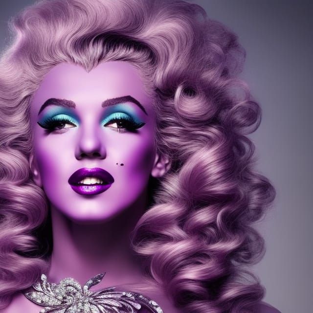 Marilyn Monroe as Fantasy Witch in 8k