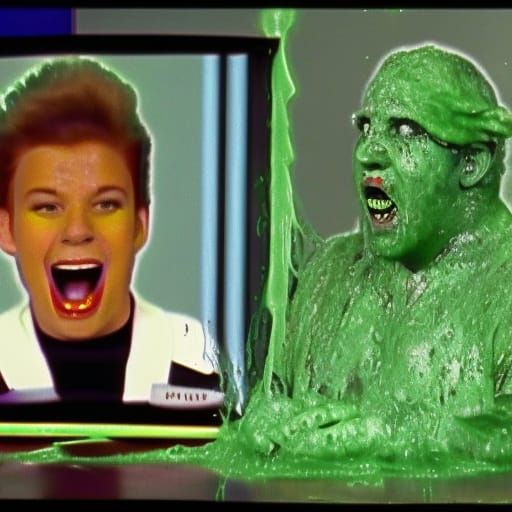 Cursed 90s Game Show Horror Scene