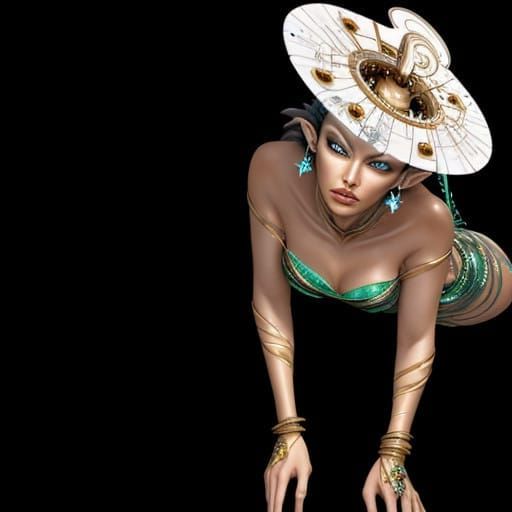 Cosmic Vortex of Emeralds and Ruby Triangles