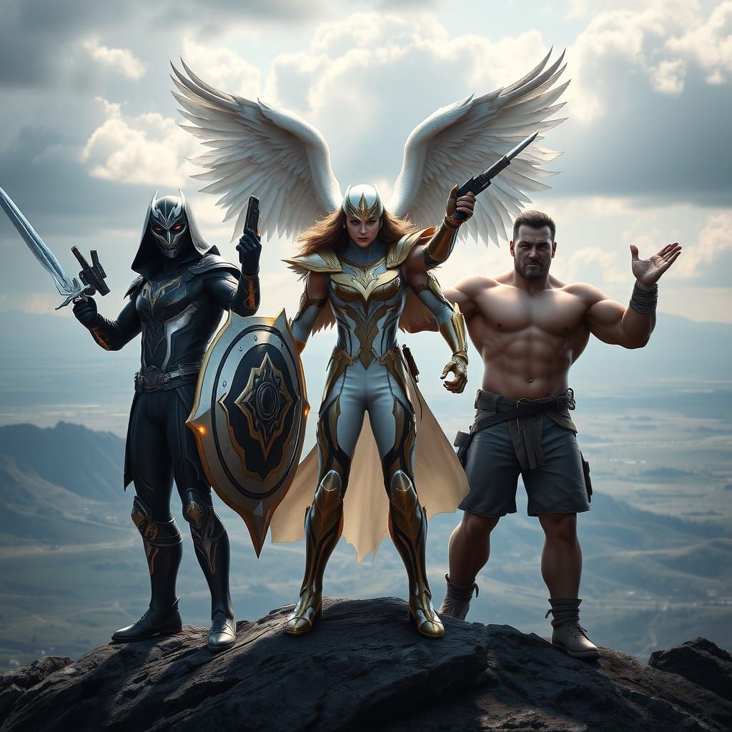 Heroic Trio Unleashes Epic Abilities in Unreal Engine-Inspir...