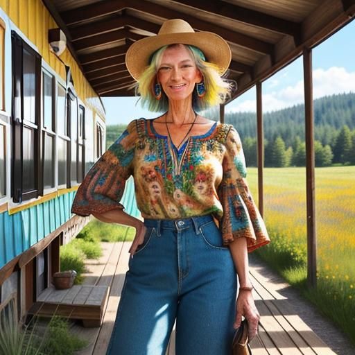 "I'm not a trailer park dweller, I'm a mobile homesteader."