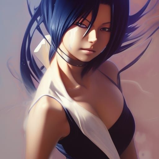 Youruichi Bleach Anime Portrait in Hyperdetailed Style