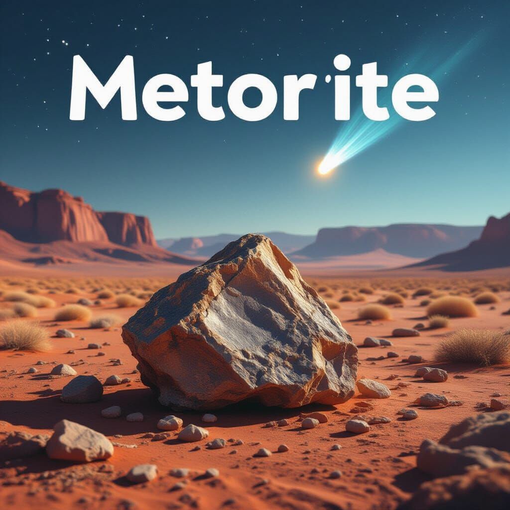 Meteorite with Unknown Object