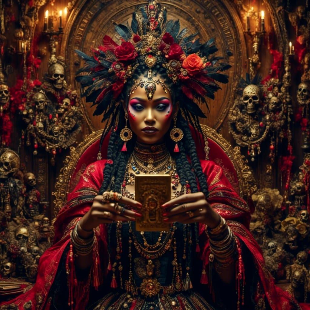 Person with Punk Makeup and Clothing