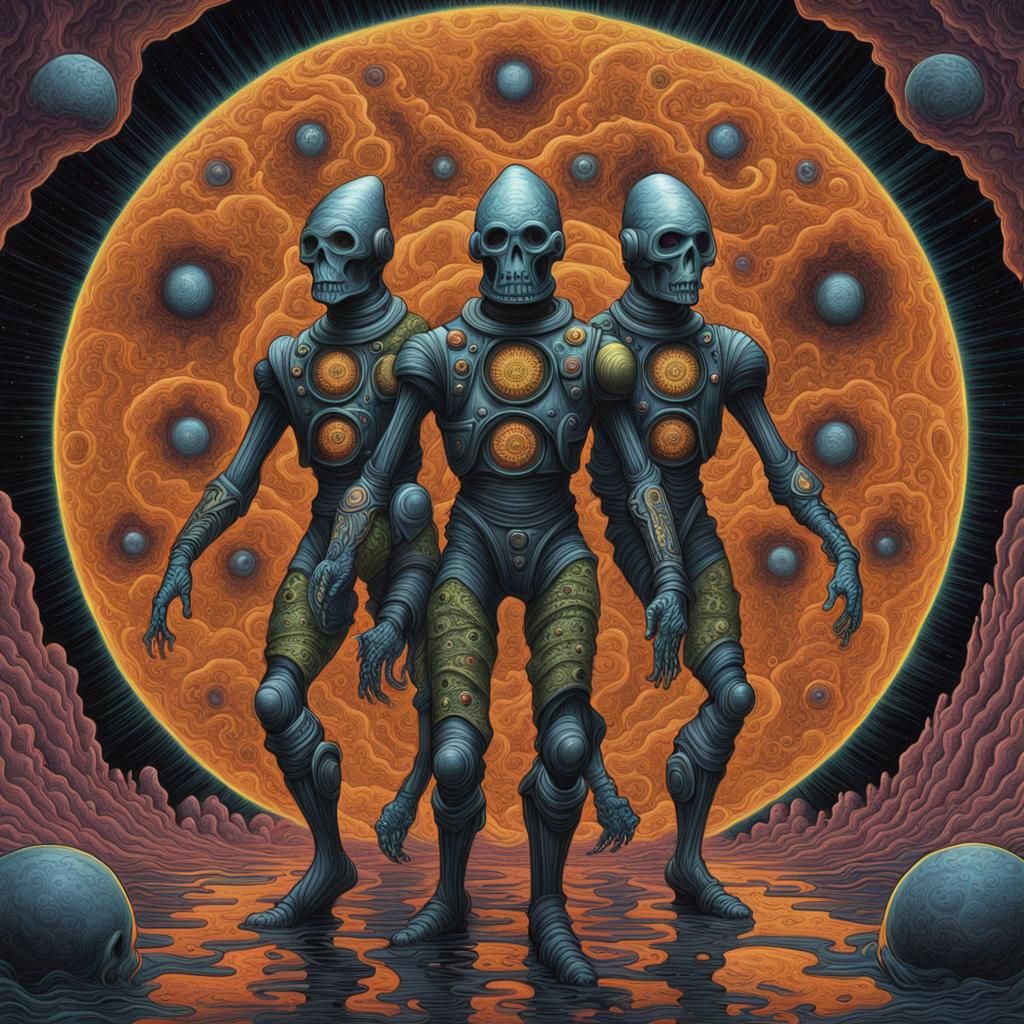 Freaky Fractal Moonmen II
