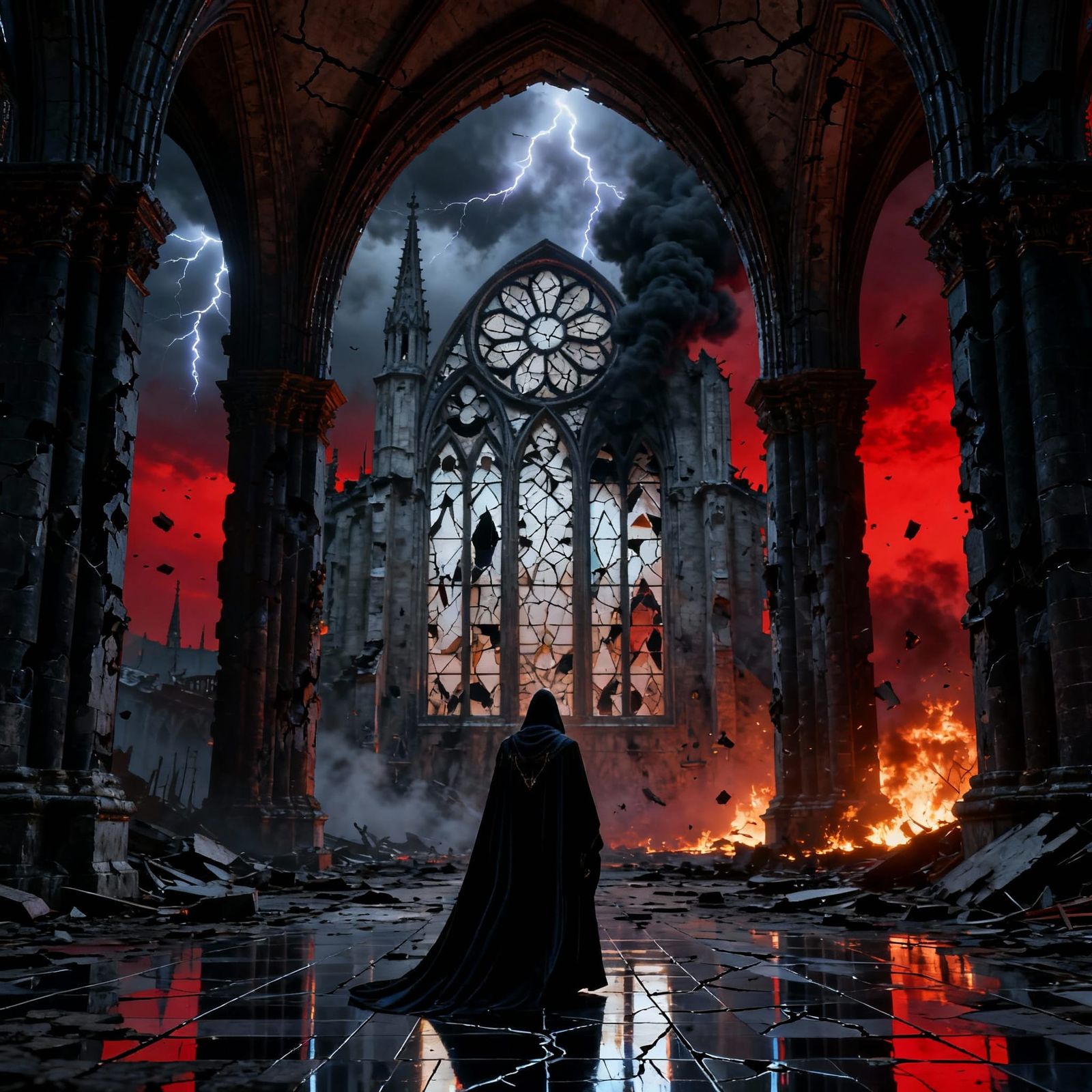 Apocalyptic Landscape at the End of Days