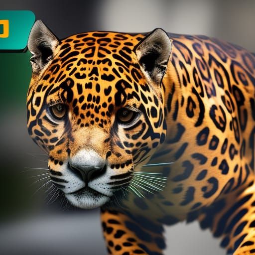 Shaolin Monk Jaguar in Anime Key Visual Illustration