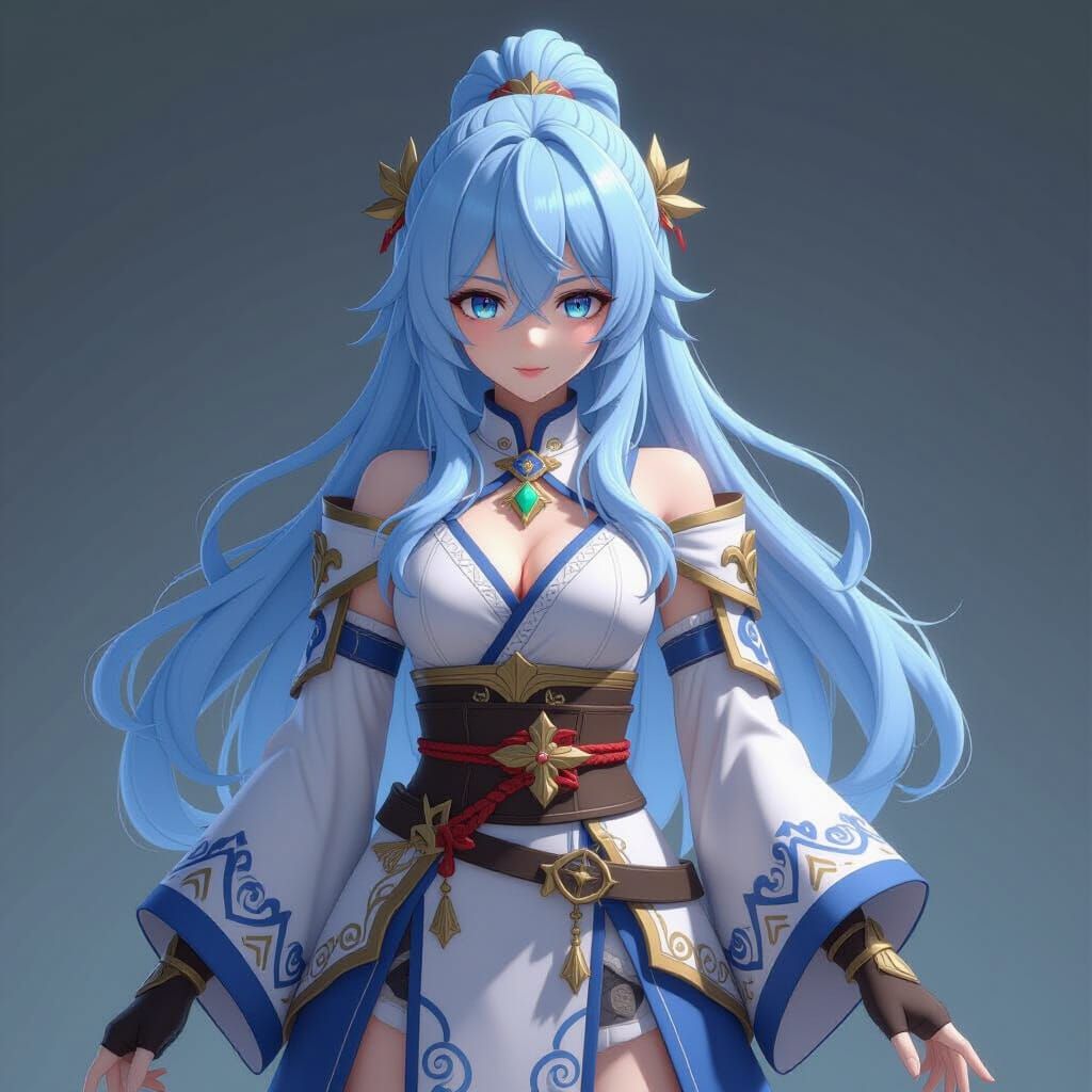 Anime Style General's Healer Concept Art