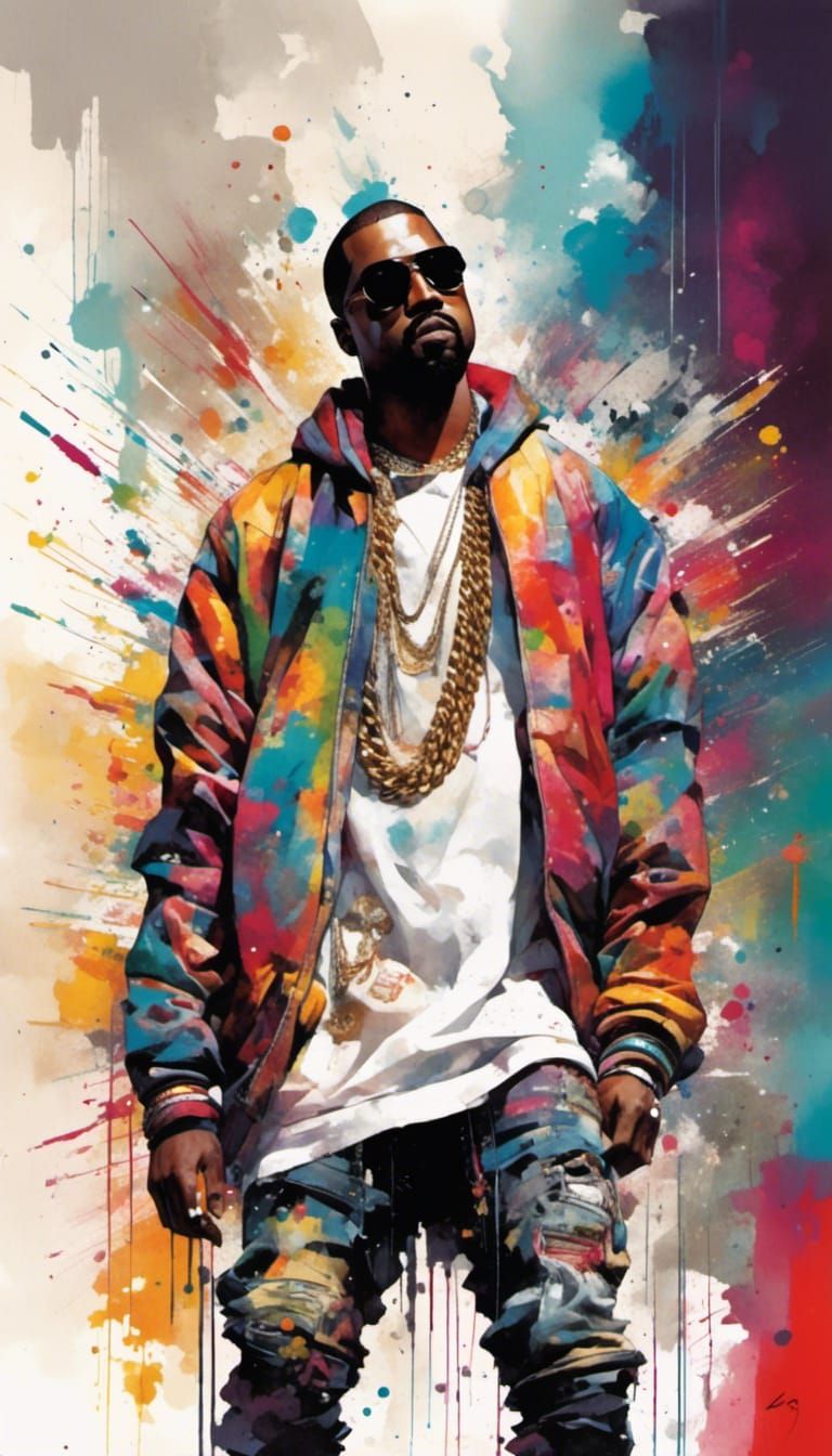 <lora:Character X:1.0> Kanye west