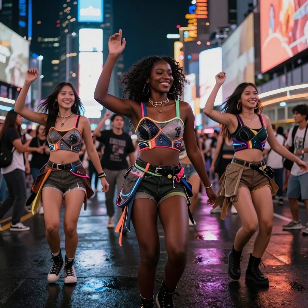 Filipino Dancers in Dystopian Streetwear in Manila