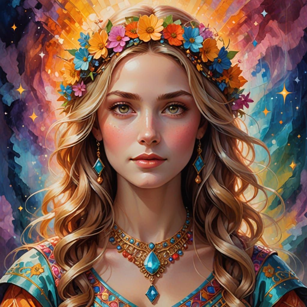 Portrait of Philotes, Goddess of Friendship