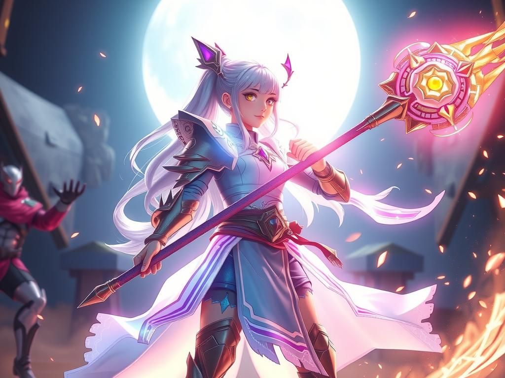 Magical staff girl 2