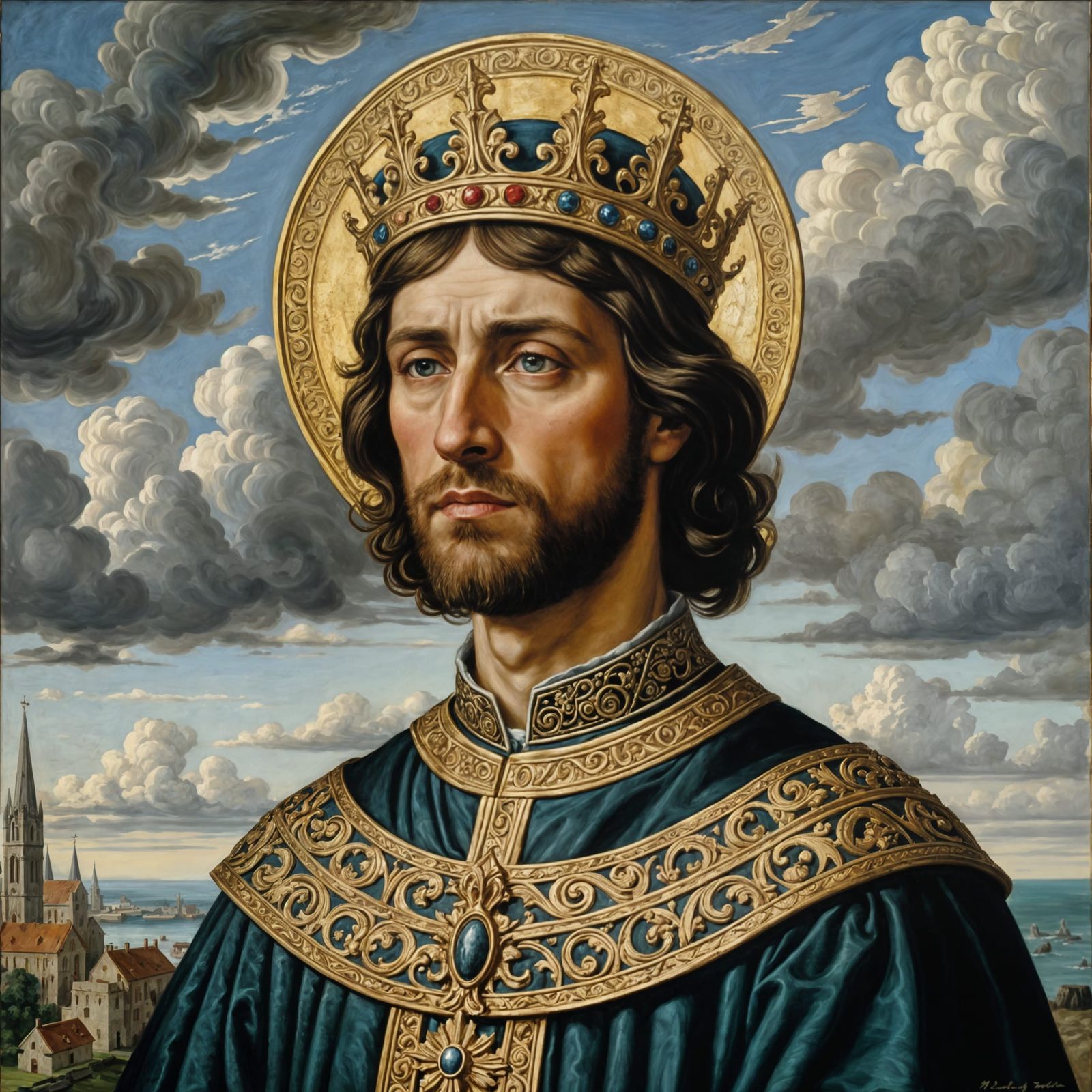 Richard III: Winter to Summer, Romanesque Oil Painting