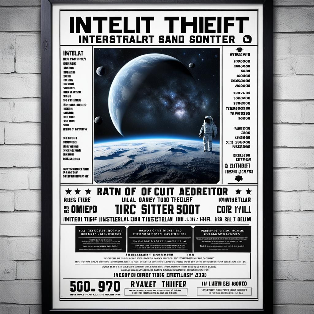 Interstellar Credit Theft: Wanted Poster