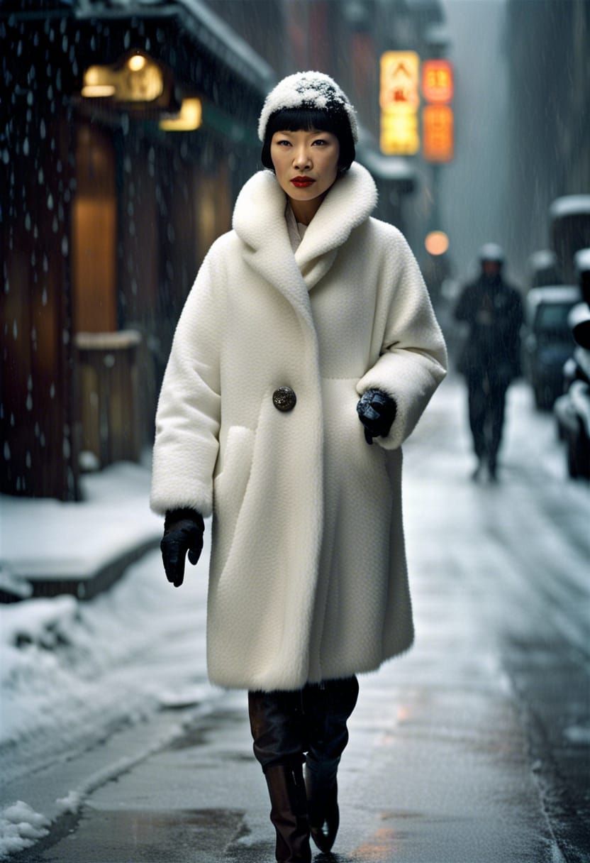 Anna May Wong in Blade Runner Style