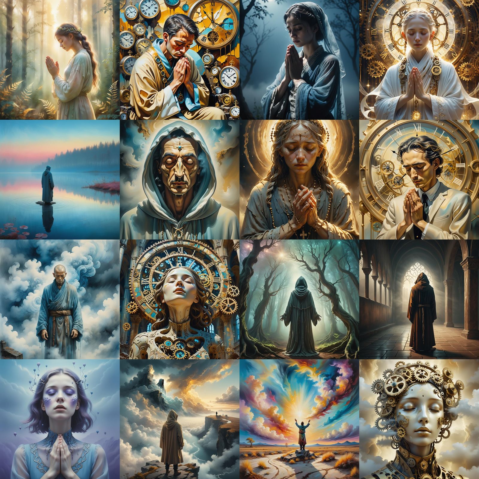 Ethereal Figure: Transcendence and Unanswered Prayers