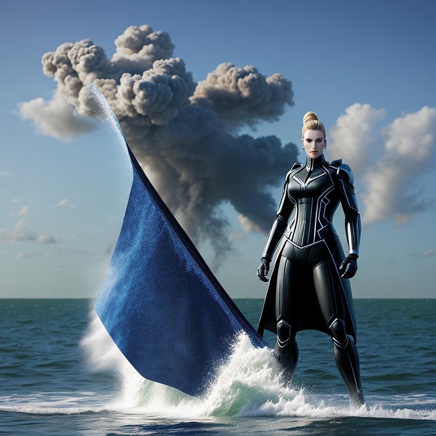 AI Generated Exaggerated Female Form