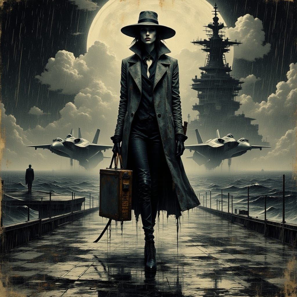 She brings with her trouble