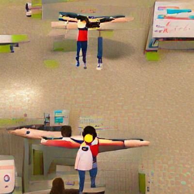 AI Generated T Pose Image