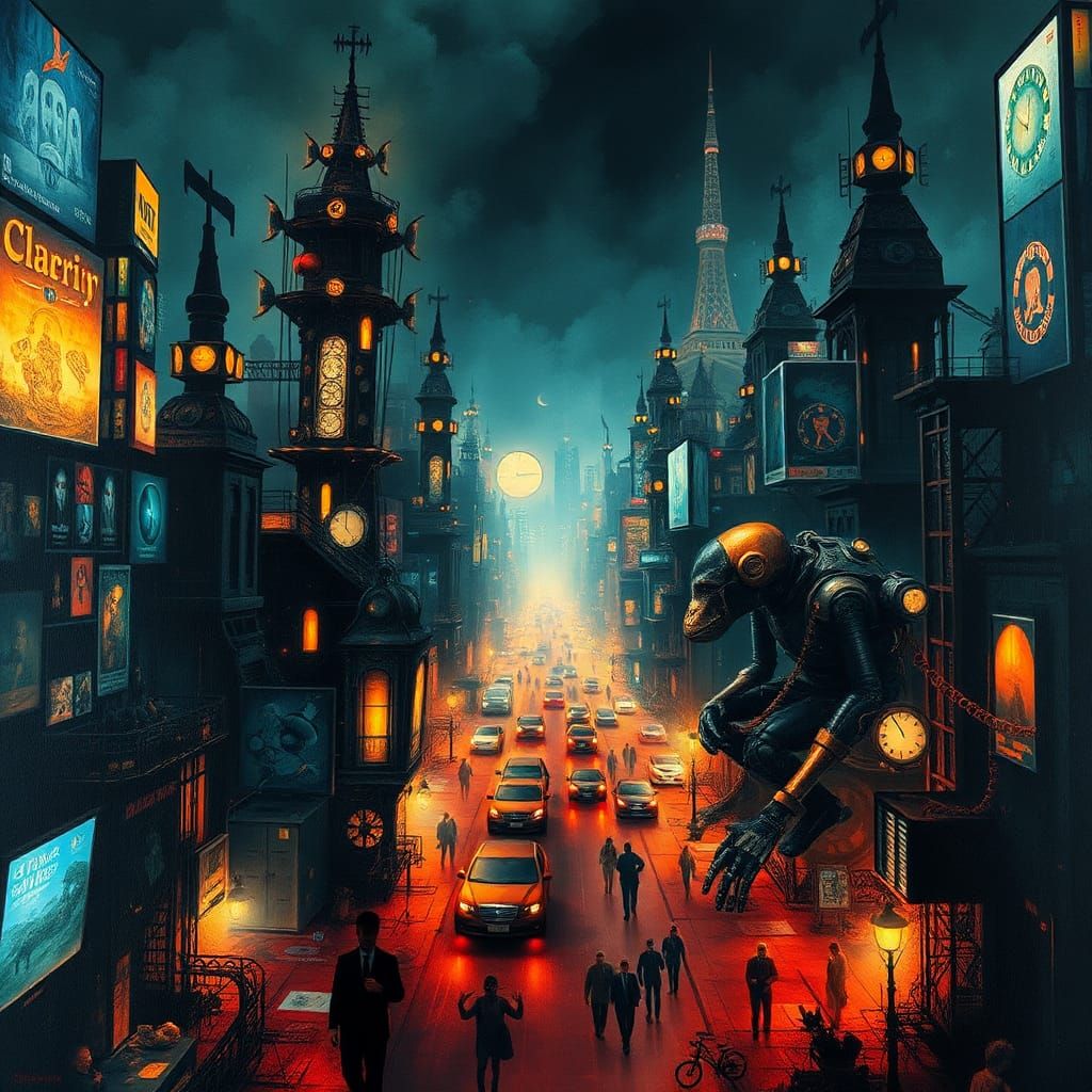 Steampunk City of Clockwork Companions