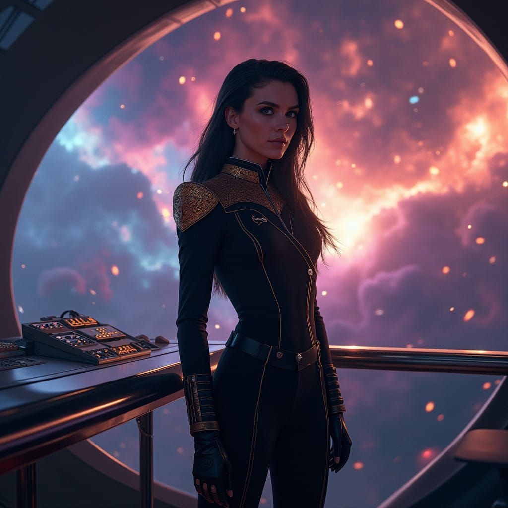 Starfleet Admiral Commands Star Ship Discovery