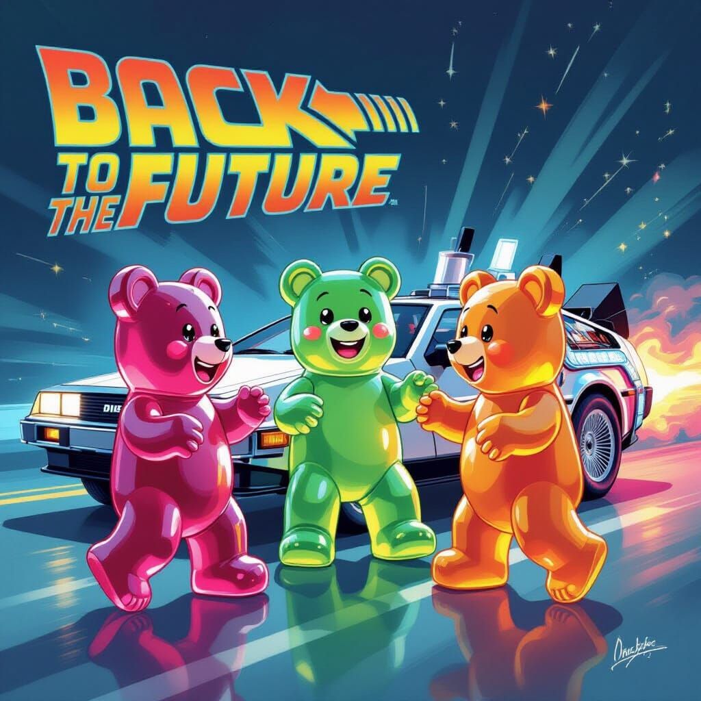 Gummy Bears Time Travel Adventure Movie Poster