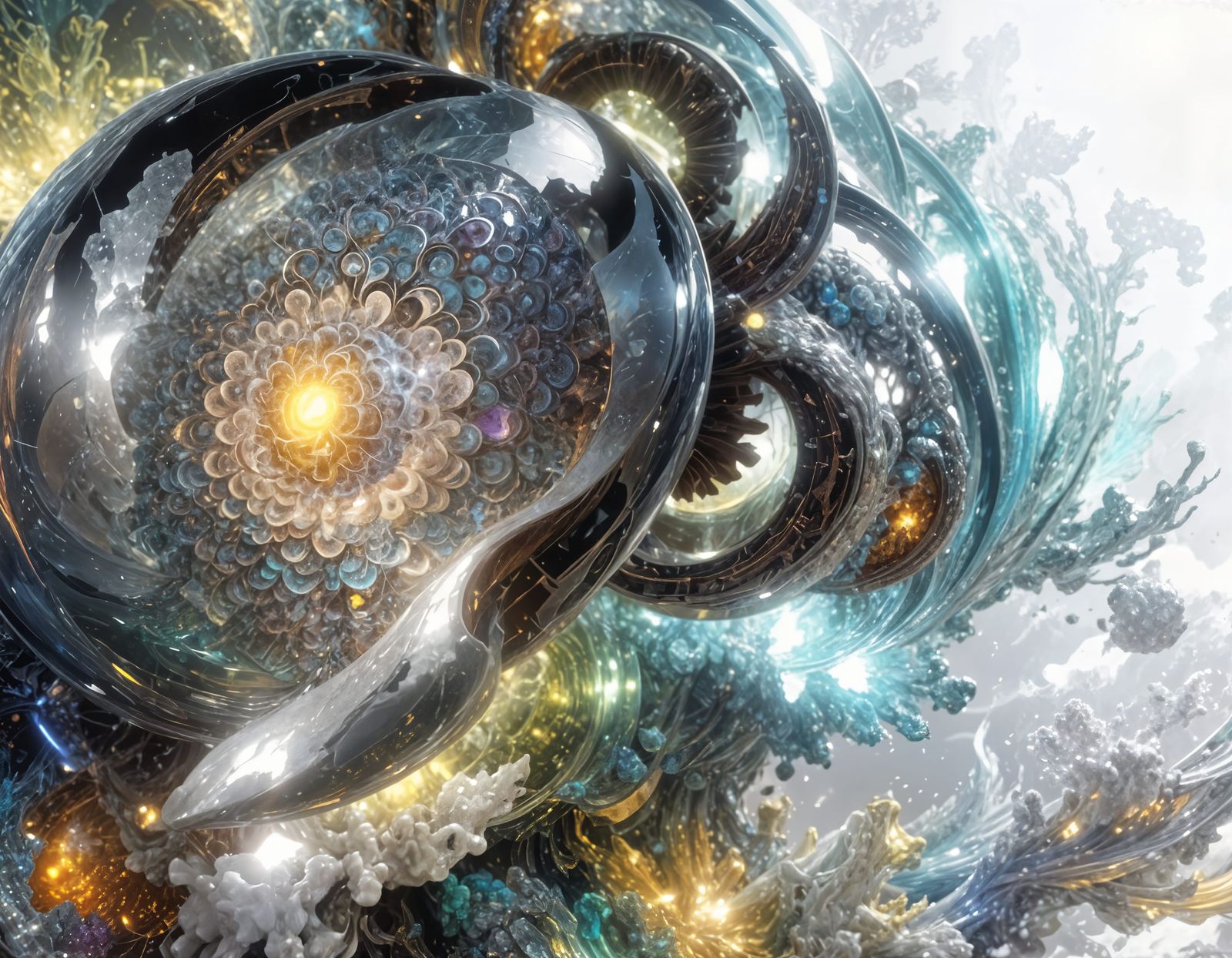 from behind the droid 's 'head'  closely following another s...