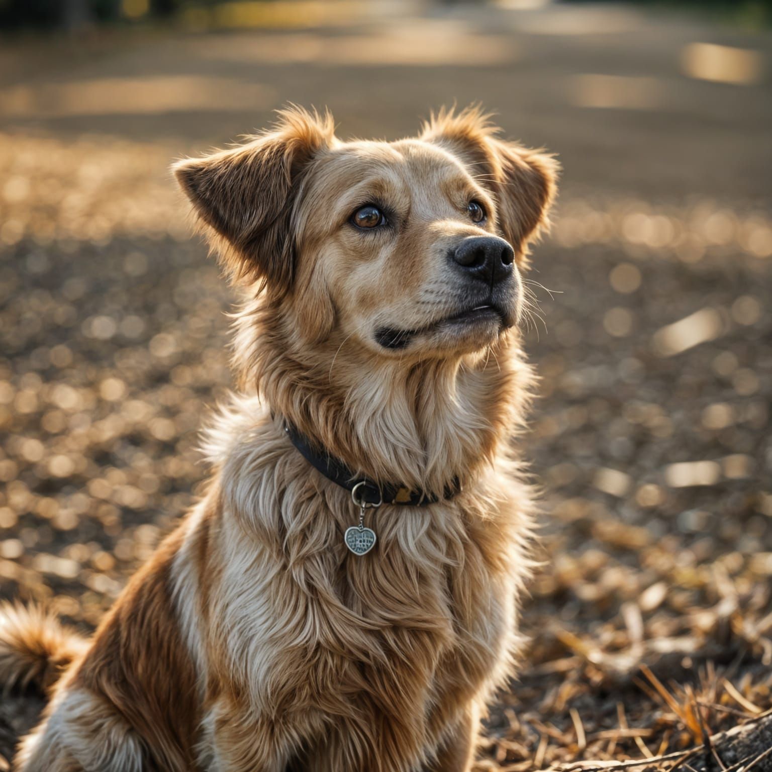 Golden Retriever Close-Up Portrait