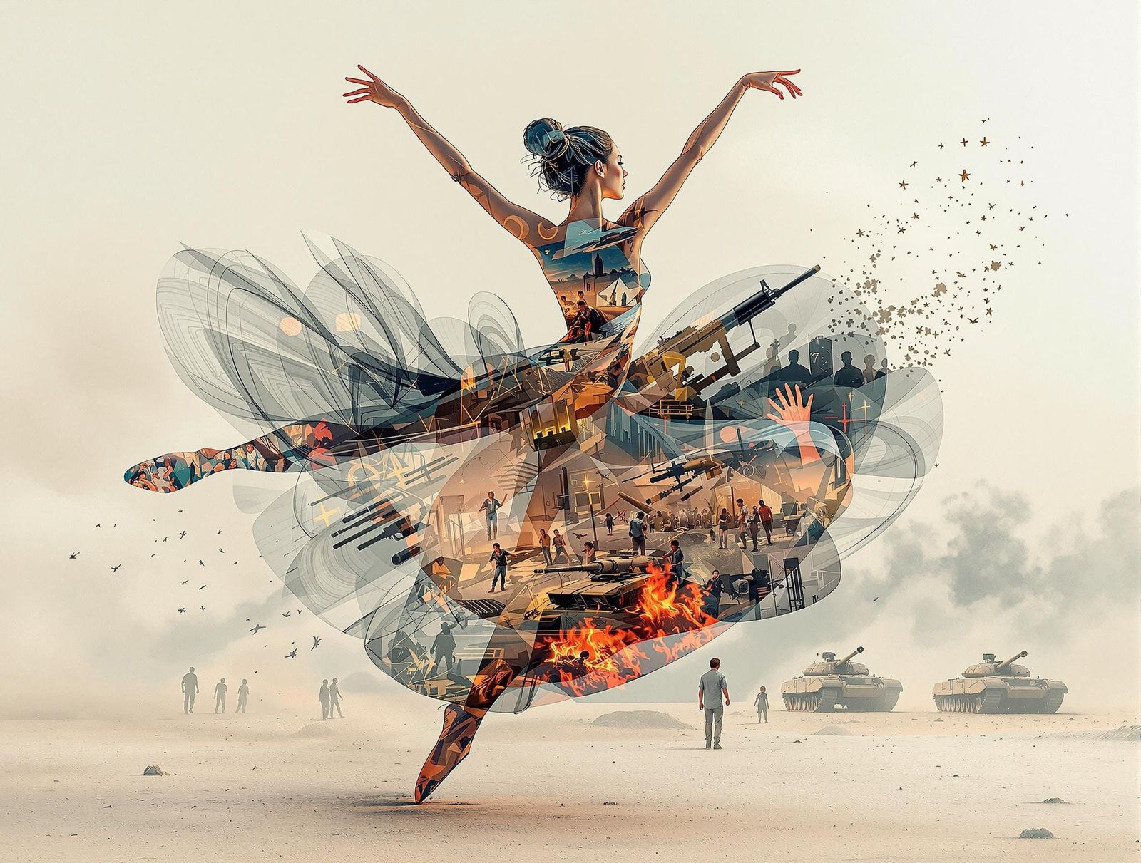 Surrealist Dance of Joy and War