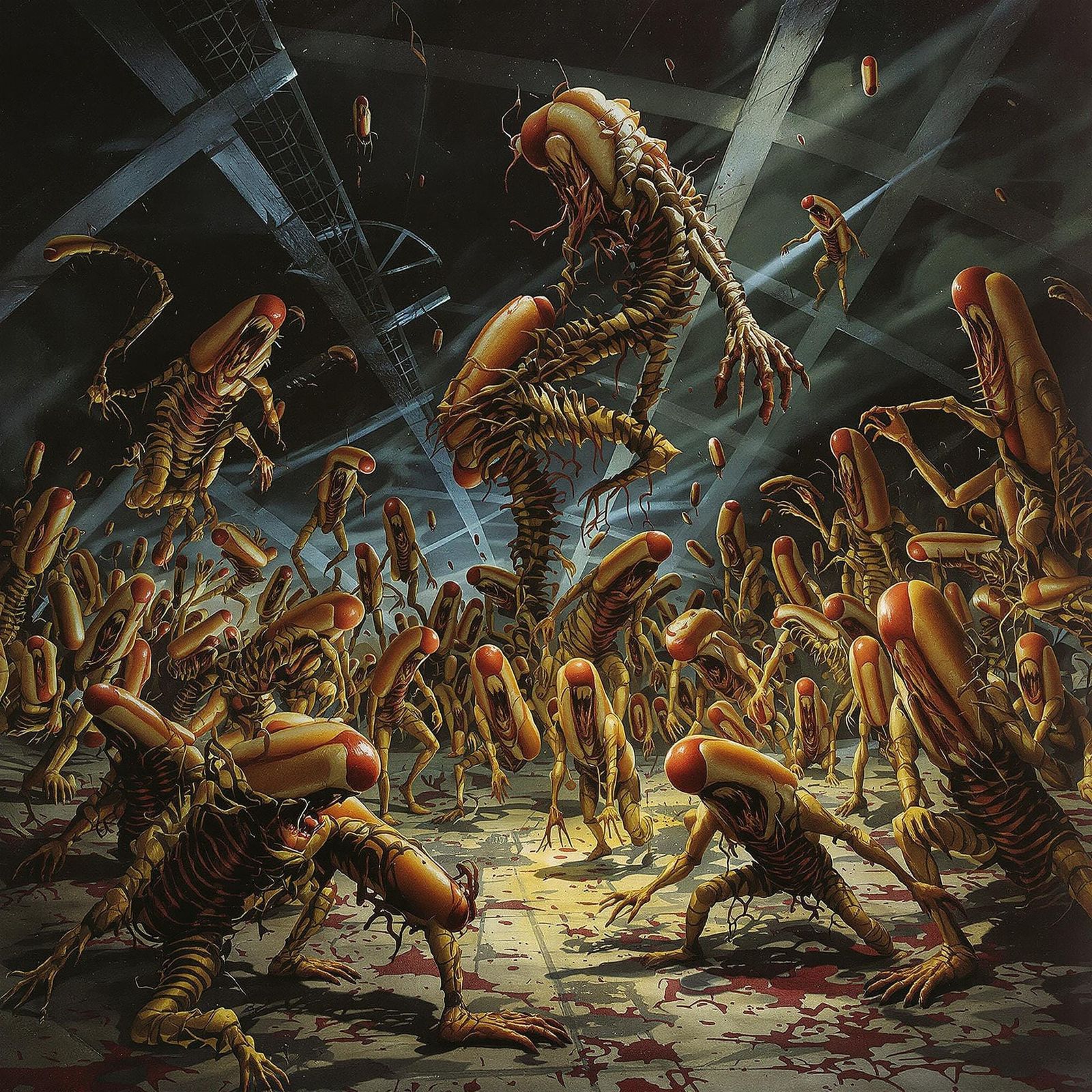 Nightmarish Hotdog Circus Inspired by Gothic Art