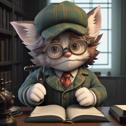 Sherlock Gnomes Kitten Detective Investigates a Murder