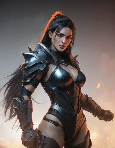 Epic Fantasy Heroines in Hyper-Realistic Battle Stance