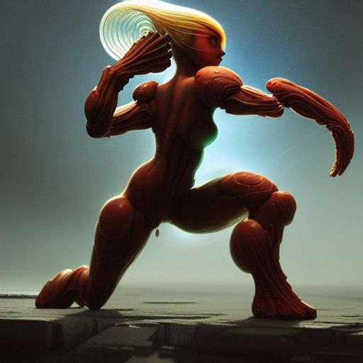 Samus Aran Portrait in 8K Resolution