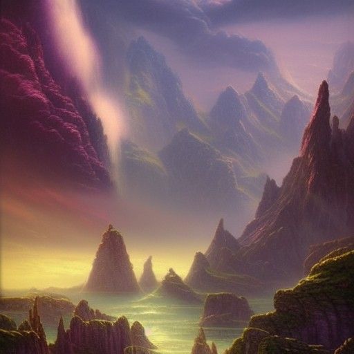 Asgard in Ethereal Fantasy Style