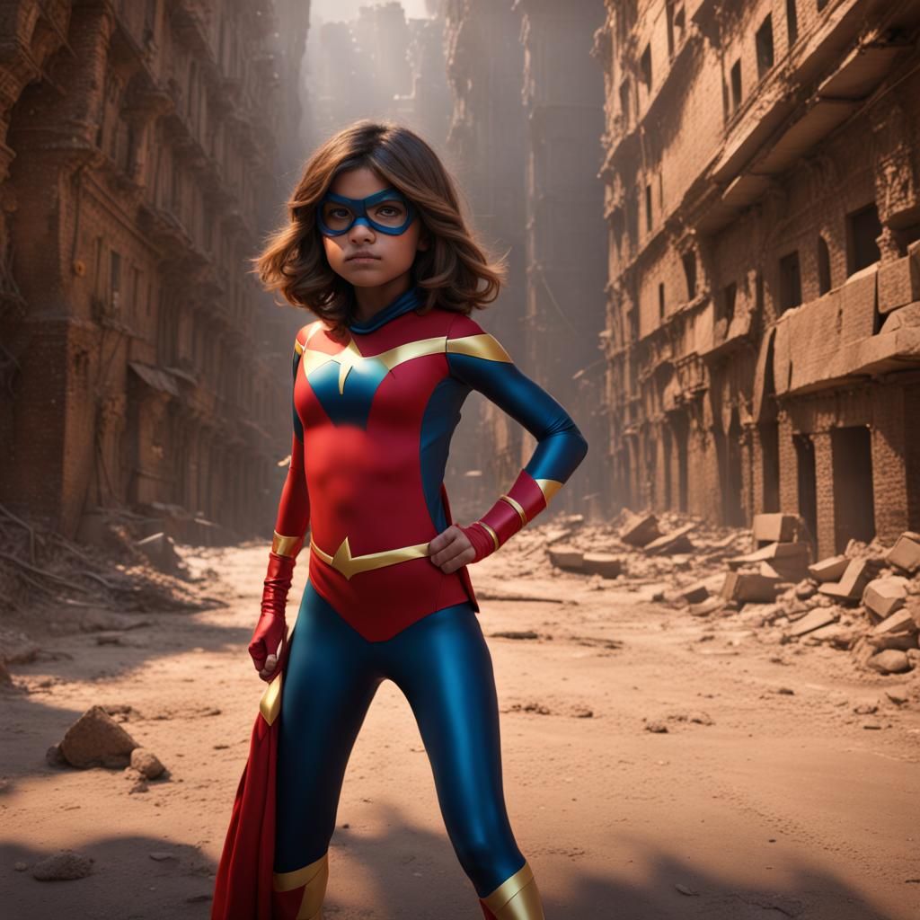 12 year old Indian girl cosplays as Ms Marvel