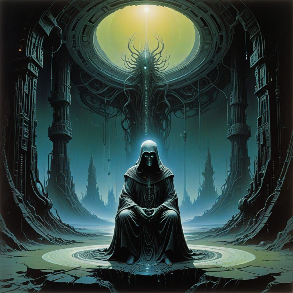 Ethereal Alien Attunes to Glowing Worm