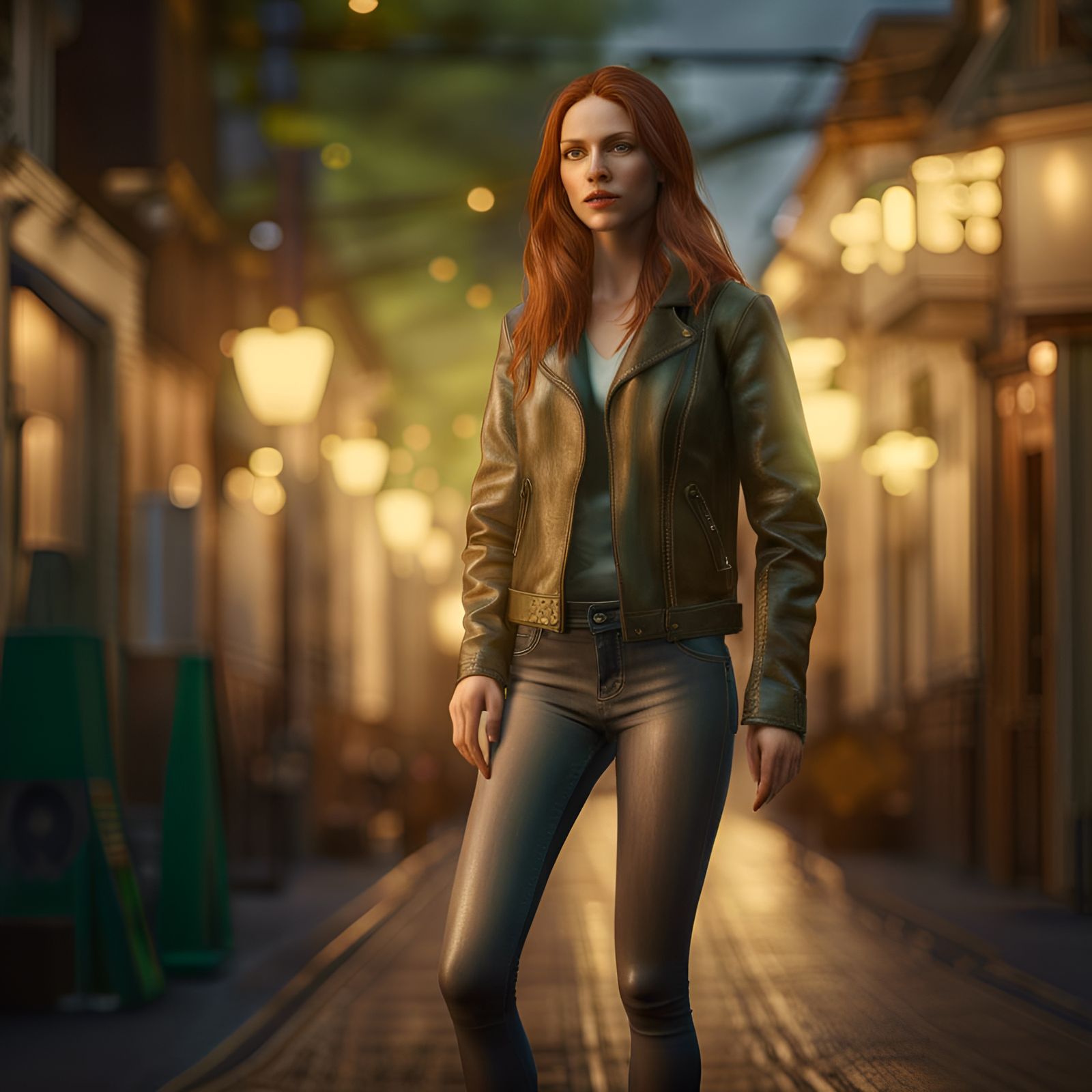 Beautiful Swedish Woman in Rocking Chair, 8k