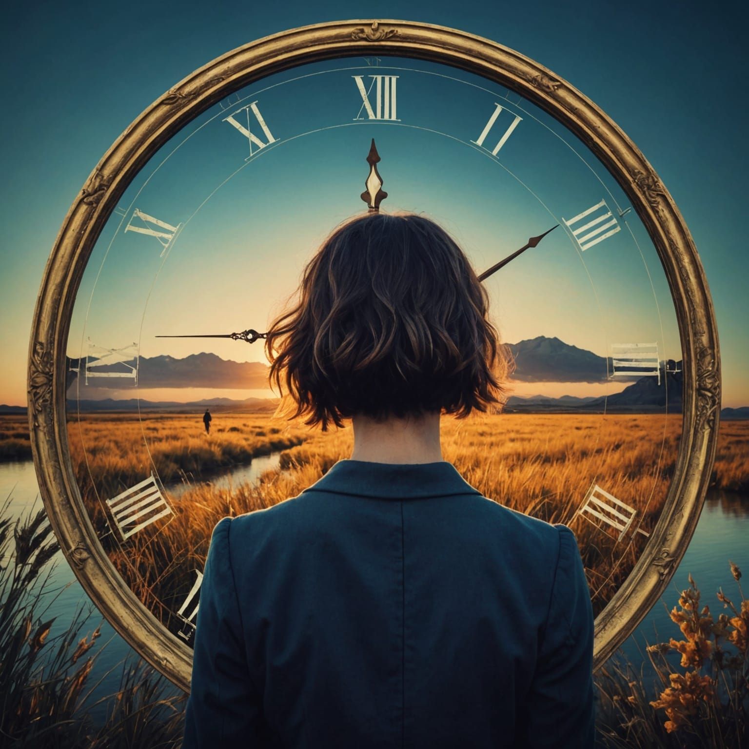 Ethereal Swirling Duality in Renaissance Style