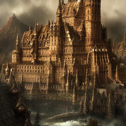 Epic Norse History Scene: Digital Matte Painting