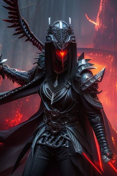 Creepy Raven Knight Makes a Deal