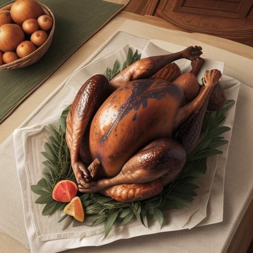 Sleeping Turkey Image